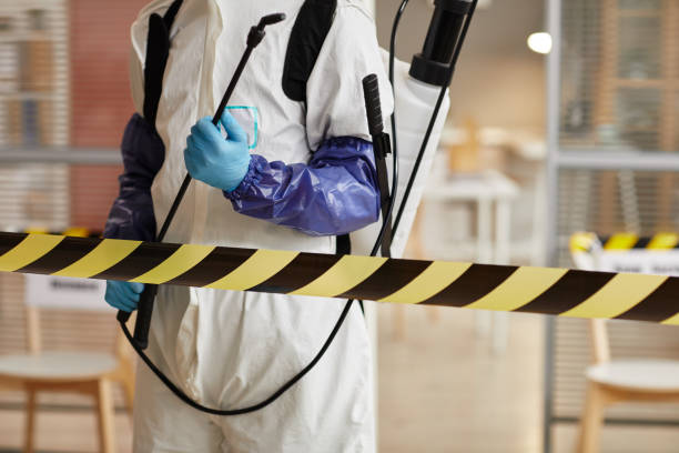 Professional Biohazard Cleanup technician working in Scotia, NY